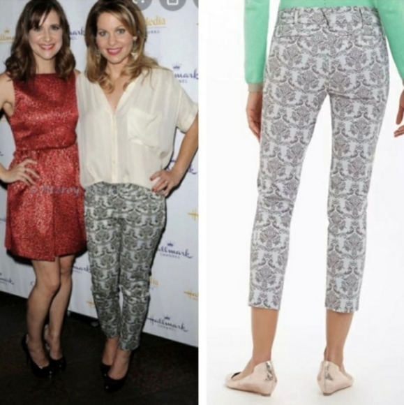 Cartonnier Tapestry Jacquard Floral Ankle Pants - Picture 5 of 8